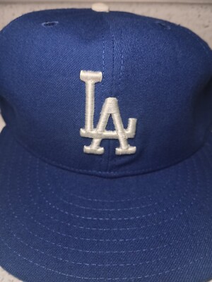 Los Angeles Dodgers Authentic MLB New Era Fitted Leather Sweatband Baseball New Era Los Angeles Dodgers MLB 59Fifty Fitted Hat main image 4