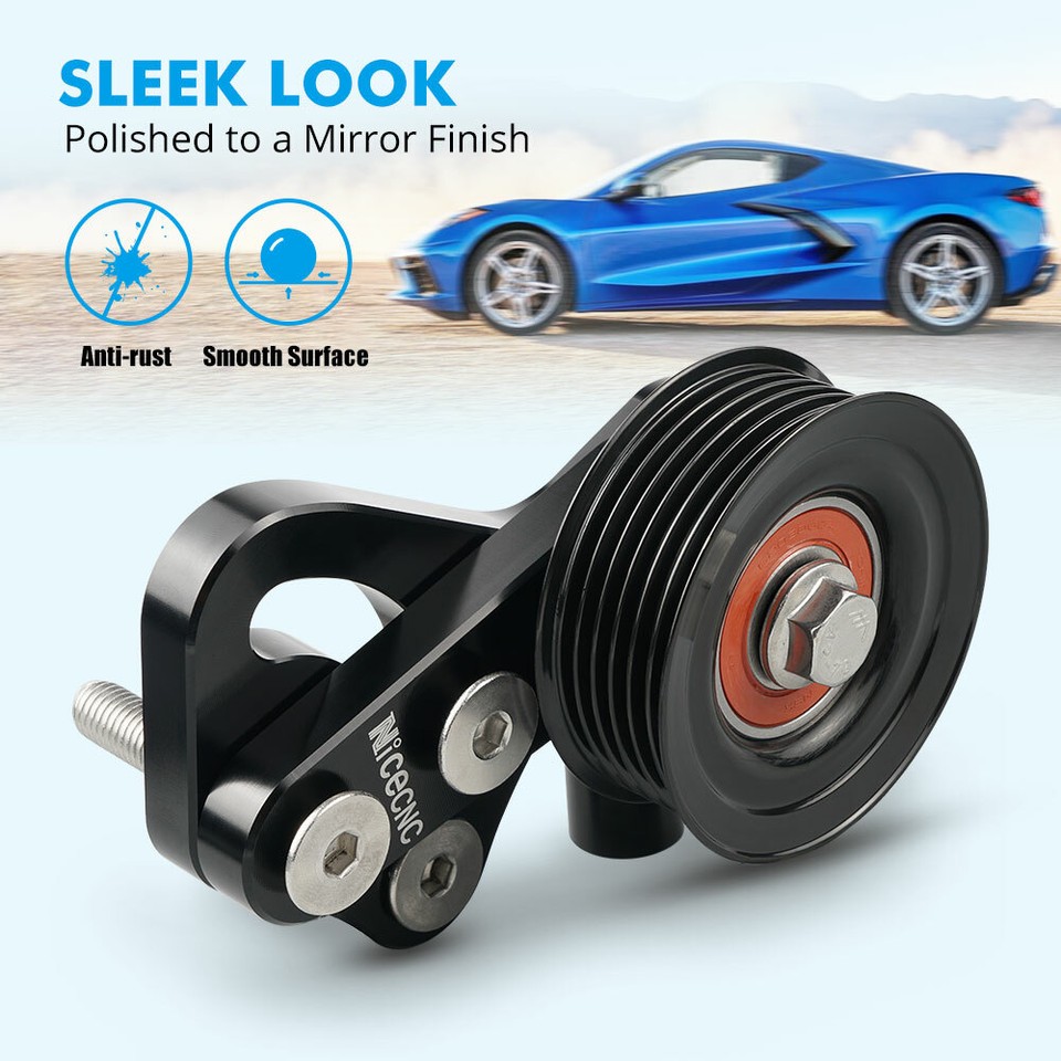 For LS Truck Billet Manual Belt Tensioner With Pulley For 4.8L 5.3L 6.0L 1999-13 - Foto 2