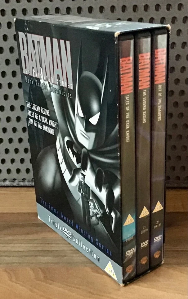 BATMAN - THE ANIMATED SERIES "DARK KNIGHT CHRONICALS" 3 MOVIE BOX SET TRIPLE DVD - Image 2 of 4