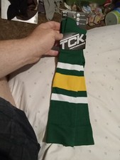 TCK Performance Baseball Softball Socks Yellow Green/White YellowMediu Unisex 