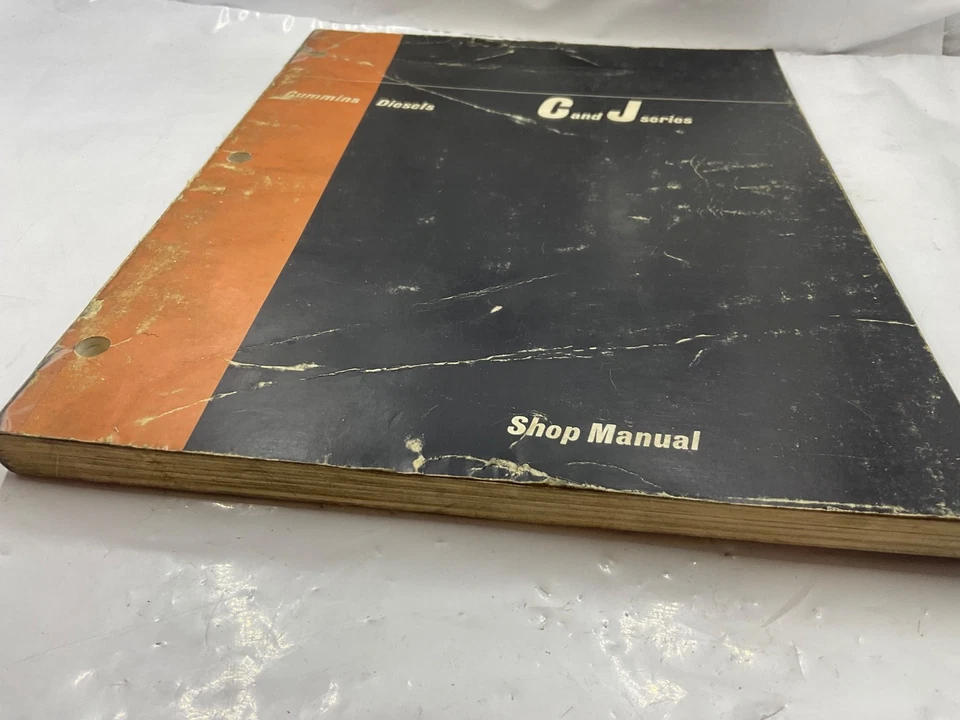 Cummins C & J Series Shop Manual 1965 Edition 983569-B - Image 2 of 4