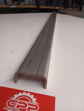 Edelstahl U-Kanal 50 mm x 25 mm x 3 mm stark 1000 mm lang