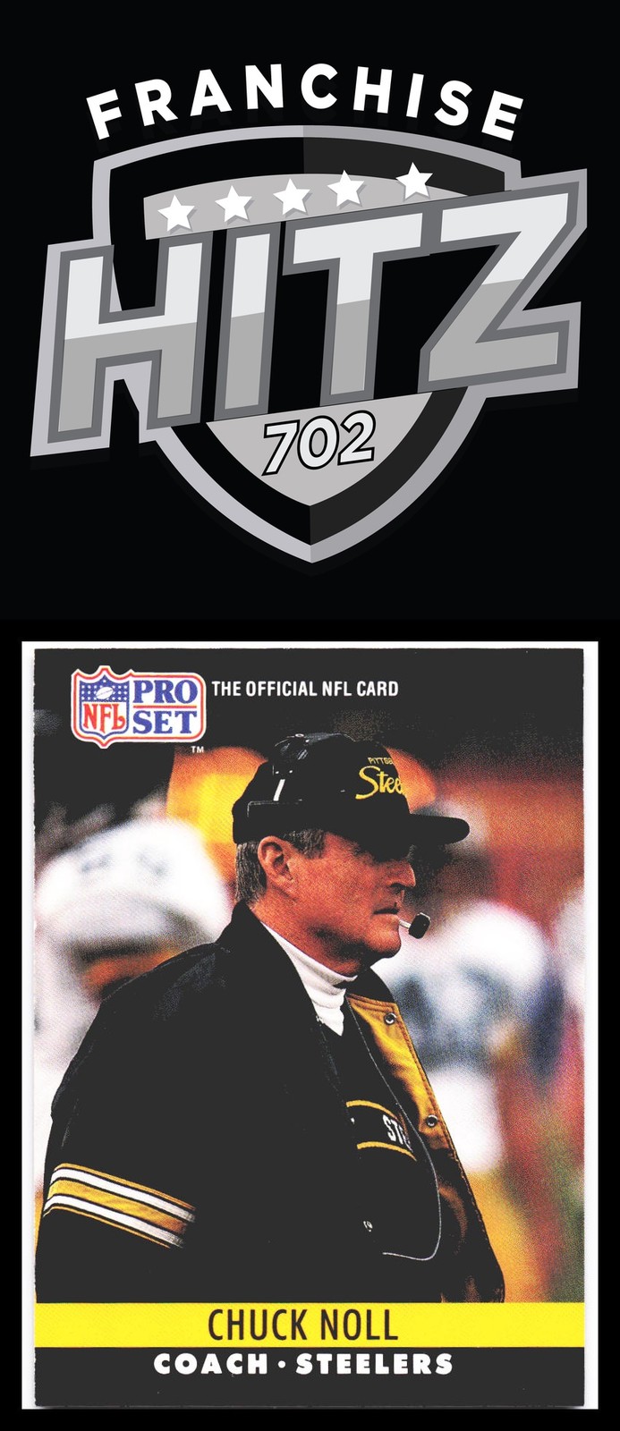 1990 Pro Set FACT Cincinnati #275 Chuck Noll