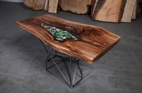 LuxuriöSer Designer Epoxidtisch Stilvoller Wohnzimmer Couchtisch