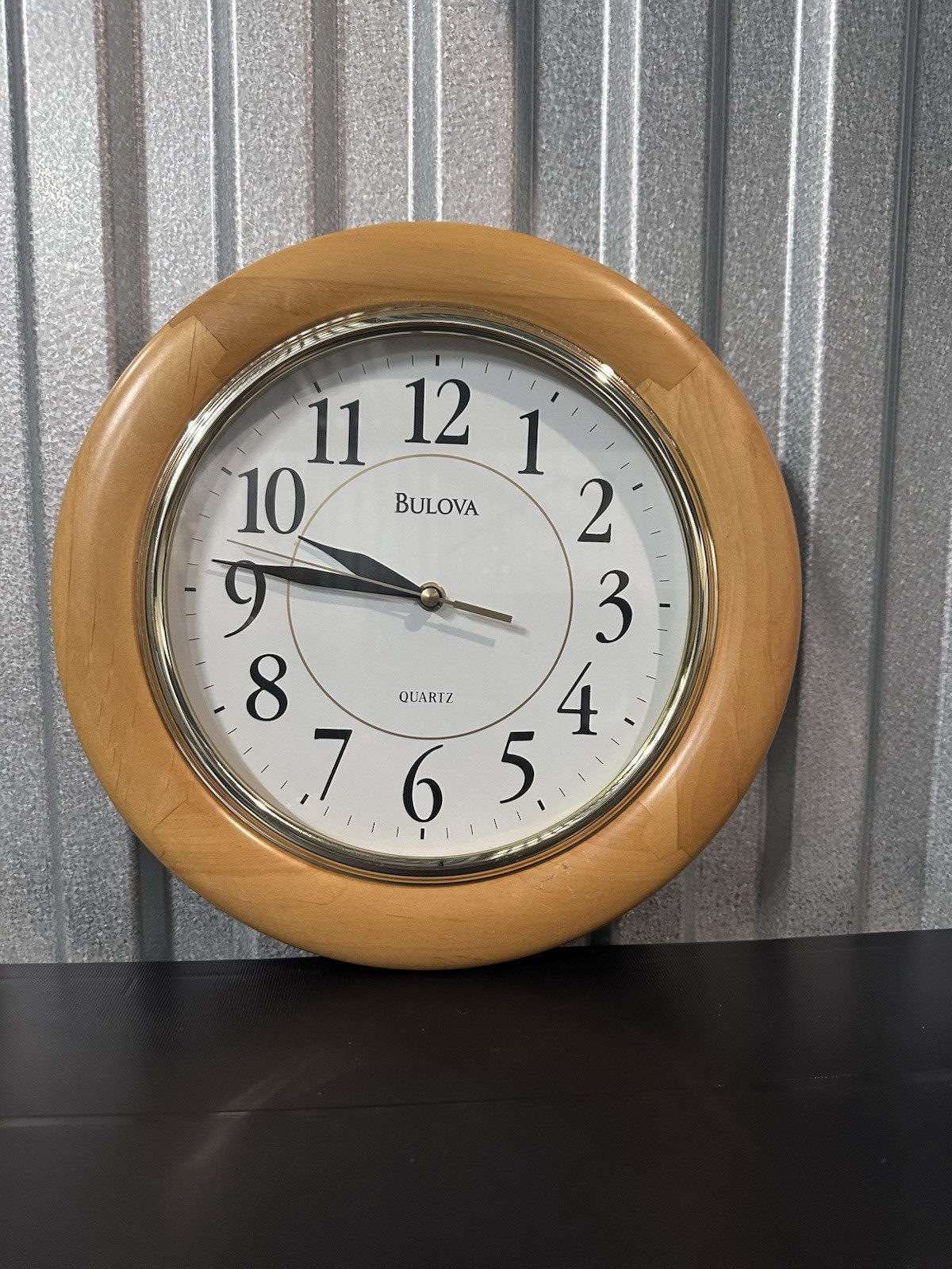 Bulova Madeline Wooden Wall Clock Collection 12”