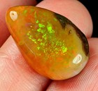 11.4Ct African Polished Black Opal Cab Specimen PYWB1860 — photo 1