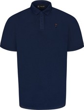 Image of Kam Short Sleeve Bird Logo Polo Shirt - Navy Academy