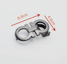 Salvatore Ferragamo Black Alloy Classic Buckle for 34-35mm belt