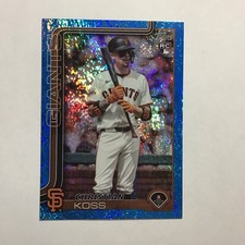 2025 Topps Update Series Christian Koss #US174 Blue Holofoil /150 (RC)