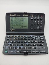SHARP ZQ-570 ELECTRONIC ORGANIZER 256 KB Vintage Read Description