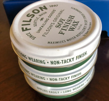 Filson Original Soy Finish Wax 1 - 1/8 fl. oz. USA Discontinued Set of 3