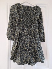 J Crew Dress Sweetheart Neckline Long Sleeve Mini Dress Green Size 0 Sustainable