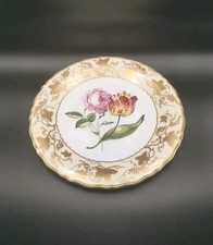 Coalport Bone China Pink Rose And Tulip Limited Edition Plate No 12 Of 12,500