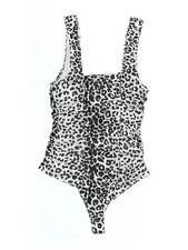 Le Lis Women Silver Bodysuit L