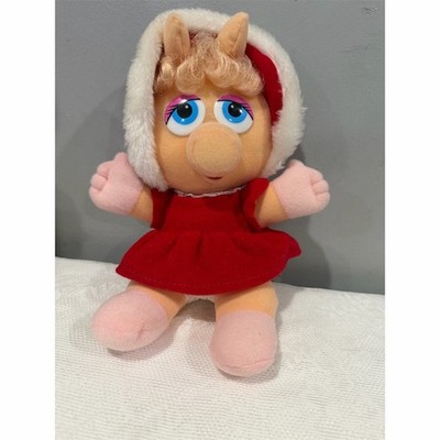 Vintage 1987 Miss Piggy Plush Doll McDonald's Jim Henson Muppets Holiday