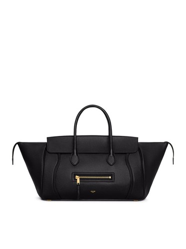 CELINE $4100 Black Luggage Tote Bag New