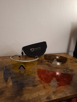 Top Gun Premier Plus Tontauben Schießbrille 5 Wechselgläser 