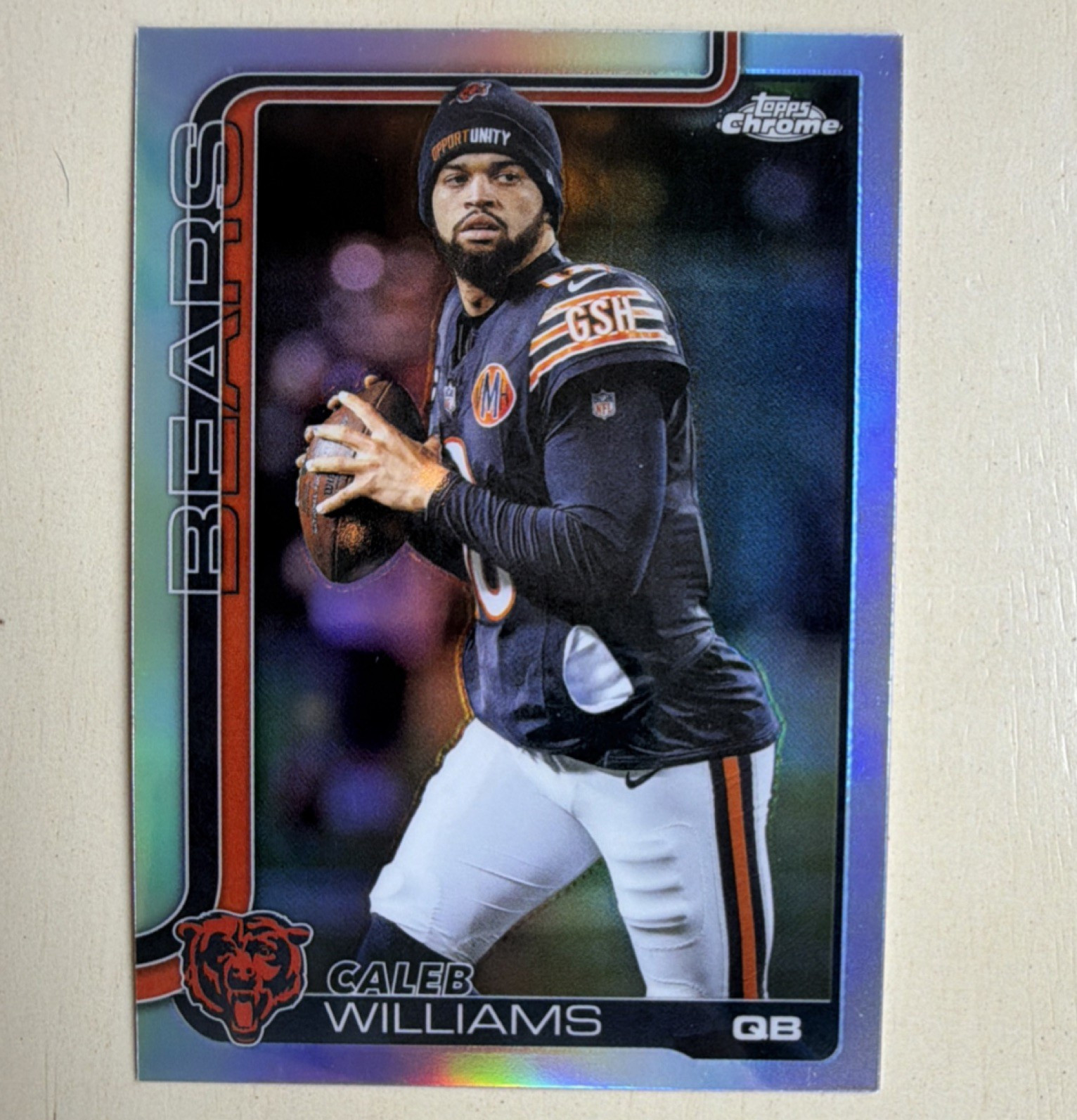Caleb Williams 2025 Topps Chrome #52 Image Variation Price Guide