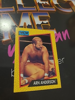 Impel 1991 WCW WWE Arn Anderson Wrestling Trading Card