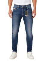 Diesel Tepphar-X RE074 Herren Jeans W38/L30 Blau Slim Fit