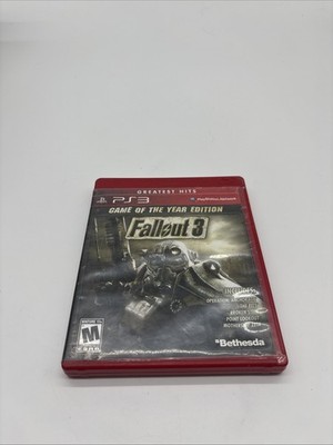 Fallout 3 Game of the Year Greatest Hits PS3 Complete CIB W/Manual