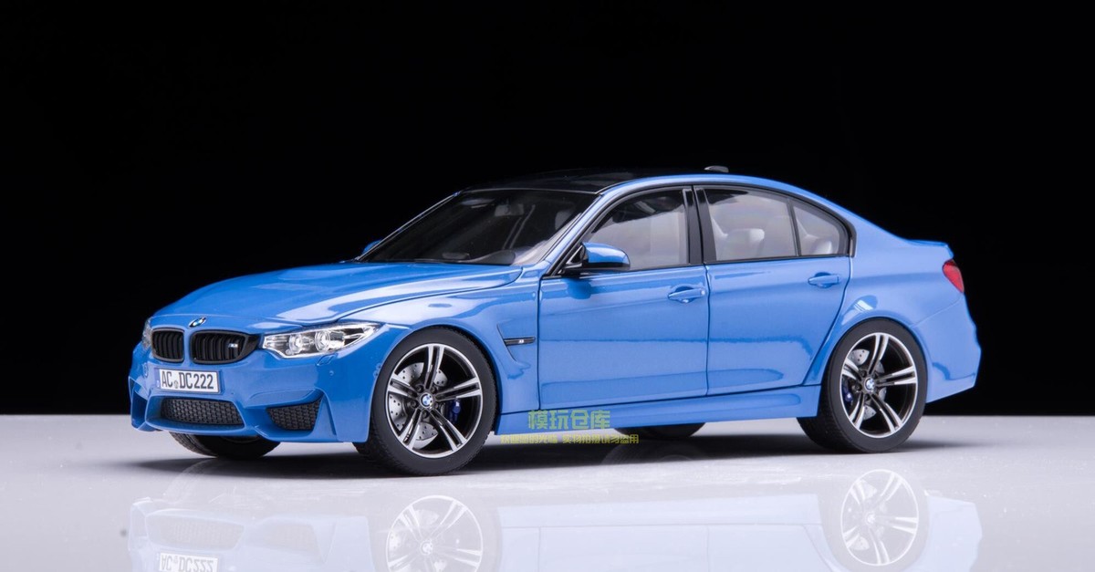  M3（F80）ミニカー 1/18 青 1:18 NOREV BMW BMW M3 F80 Abu Dhabi Blue car model | eBay