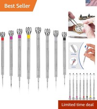 8-Piece Precision Jewelers Screwdriver Set for Watch  Jewelry Repair 0.6-1.6mm