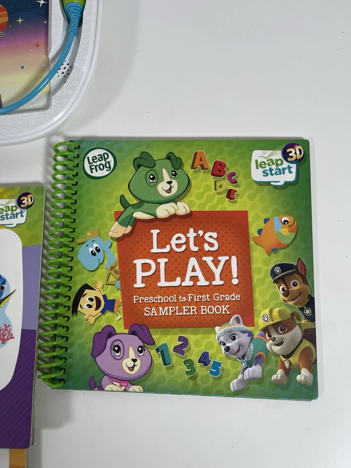 LeapFrog LeapStart 3D Interactive System Bundle 9 Books Paw patrol Math Reading - Image 2 of 4