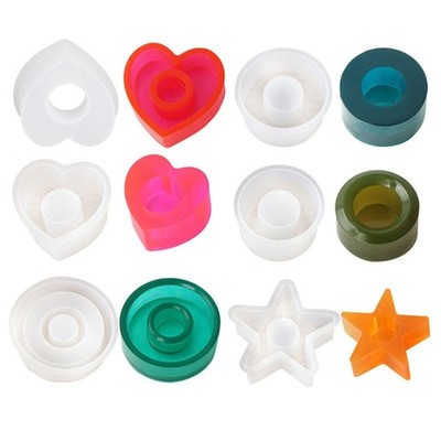 Circle Concrete Holder Tray Mold Lipstick Storage Box Mold for Home Decor