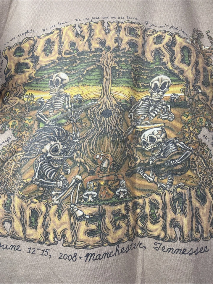 Vintage Bonnaroo Festival T Shirt Purchased At Festival Large L 2008 RARE - Image 2 of 4