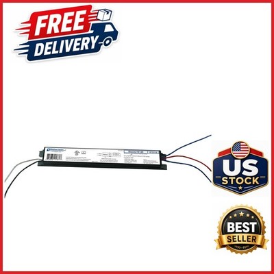 Lightweight Electronic Ballast for 1 or 2 T8 Lamps 120V Indoor Installation