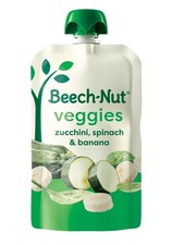 Beech-Nut Baby Food Pouches, Zucchini Spinach Banana Veggie Puree Baby