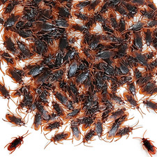 500PCS 1.77Inch Prank Fake Roaches, Favorite Trick Joke Toys Look Real, Scary In