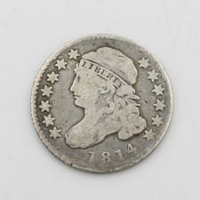 1814 10C Capped Bust Dime STATESOFAMERICA Variety No Reserve Coin #C778-5