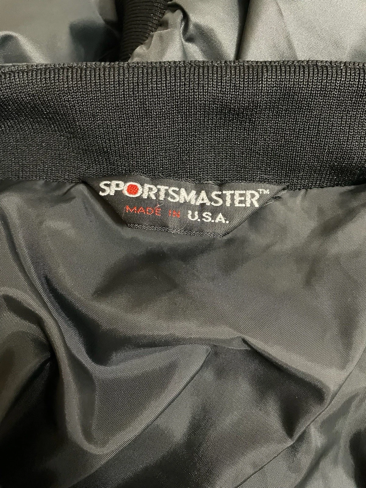 Vtg Pontiac Trans Am Jacket Mens L Sportsmaster Black Nylon Screaming Chicken image 3
