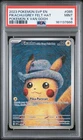 2023 POKEMON SVP EN-SV BLACK STAR PROMO #085 PIKACHU WITH GREY FELT HAT PSA 9