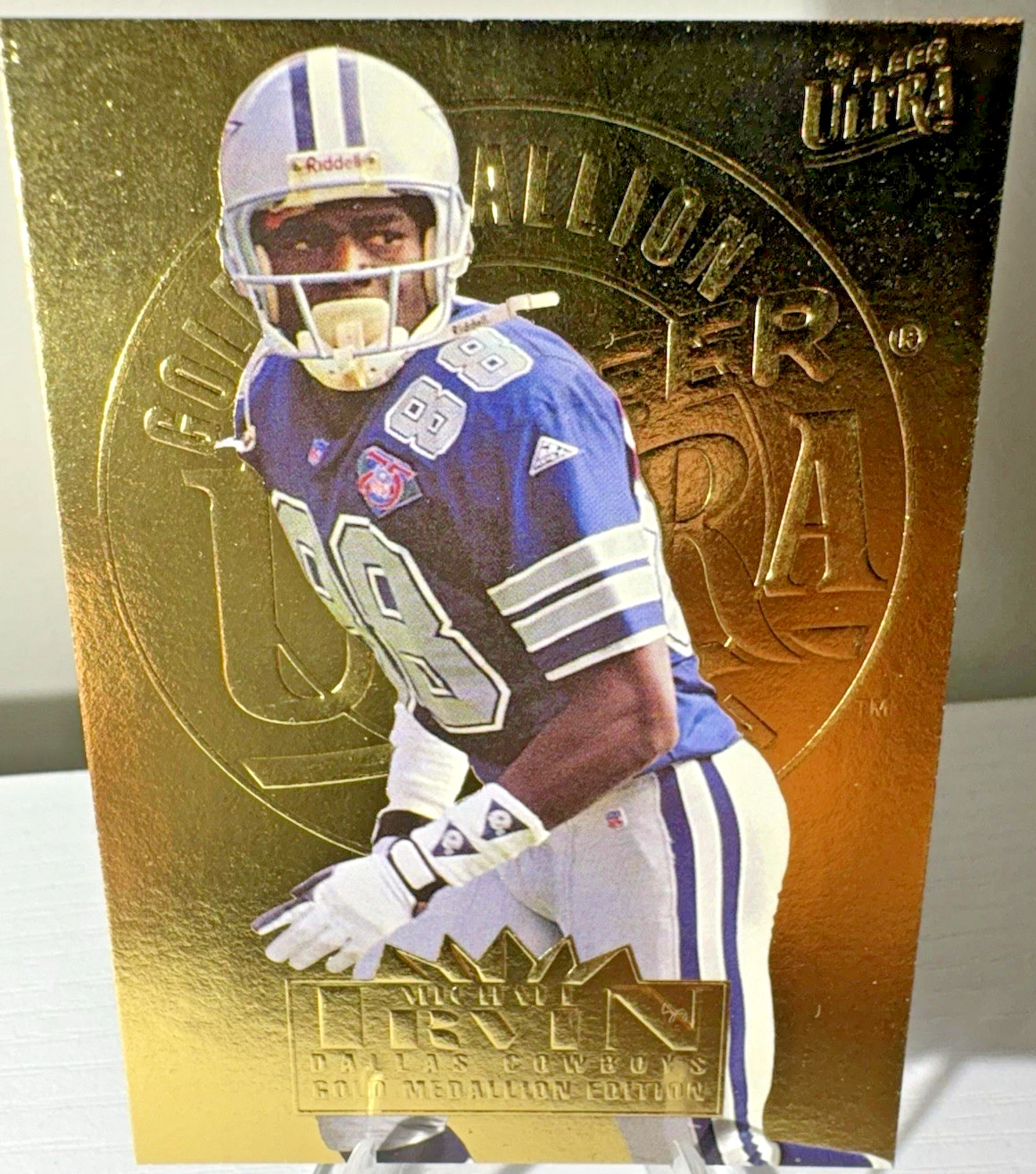 MICHAEL IRVIN DALLAS Cowboys 1995 Fleer ultra Gold Medallion Edition card# 73
