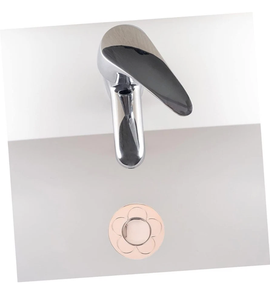 2 piezas Tapón de desagüe y fregadero de bañera Baño Lavabo Drenaje de fregadero de baño Foto 2 de 4