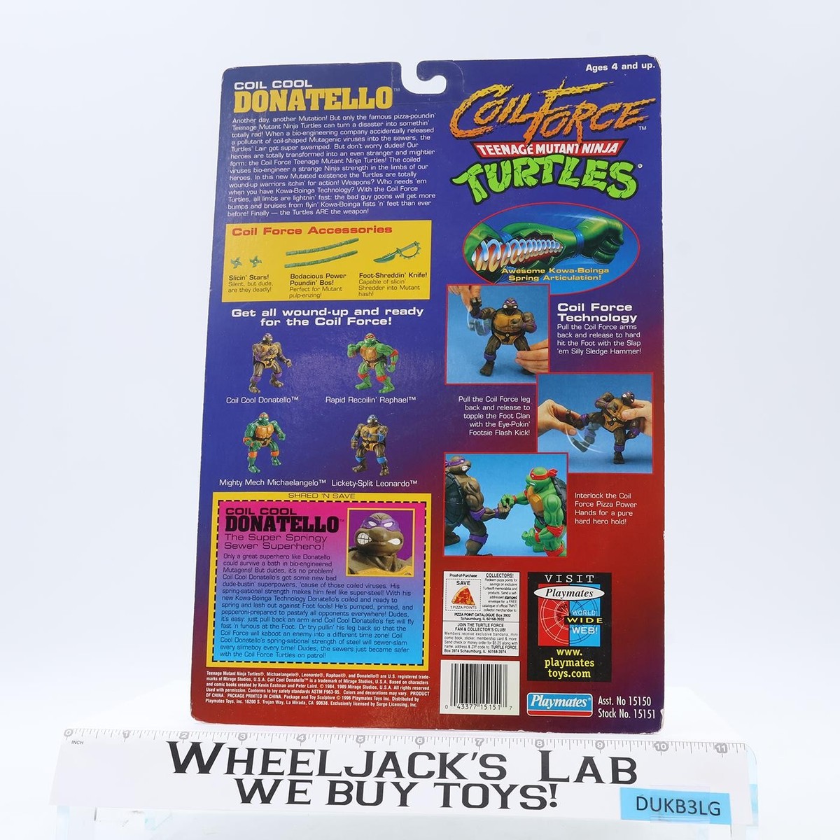 ニンジャタートルズ　Coil Cool Donatello Coil Cool Donatello (1996 action figure) | TMNTPedia | Fandom