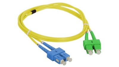 5901738555006 Patch cord SM SC/APC-SC duplex 9/125 2.0m FOC-SCASC-9SMD-2 A-LAN