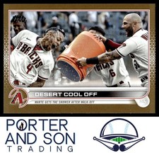 Ketel Marte Desert Cool Off 2022 Topps Update #US221 Gold /2022 Diamondbacks