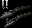 HD Black Cable Clutch Brake LSR Lever Set Pair Harley Low Rider 107 18 21