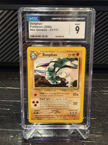 Donphan (1st Edition) graded CGC 9 for sale on eBay