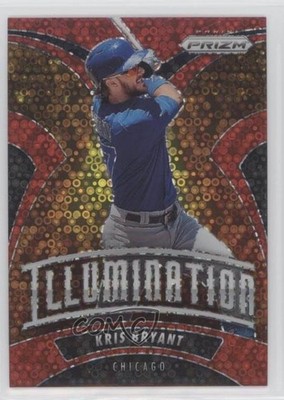 2020 Panini Prizm Illumination Quick Pitch Red Donut Circle /149 Kris Bryant o7m