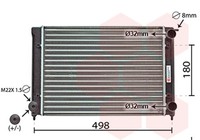 MotorküHler WasserküHler *** IR Plus *** VAN Wezel 58002040 FüR VW Scirocco Golf