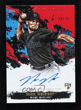 2021 Topps Inception Rookie and Emerging Star Red 58/75 Nick Neidert Auto 8k4