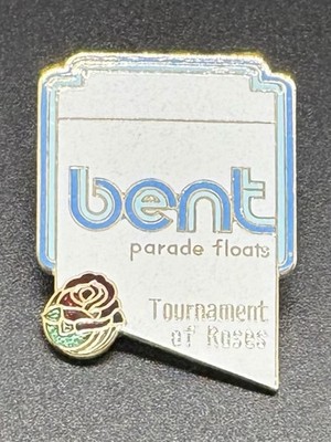 Vintage 1985 Bent Parade Floats Tournament of Roses Pin Rose Parade