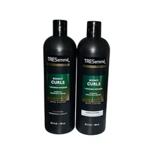 Set Of Tresemme Bouncy Curls Shampoo & Conditioner, Coconut Infusion 16.5oz