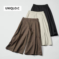 UNIQLO:C Cotton Culottes Black Brown Beige XS 3XL Women Unisex New Japan