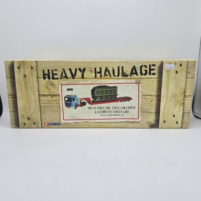 Corgi Heavy Haulage CC13213 DAF XF 3 Axle Low Loader Loco Tender Load 1/50 Scale